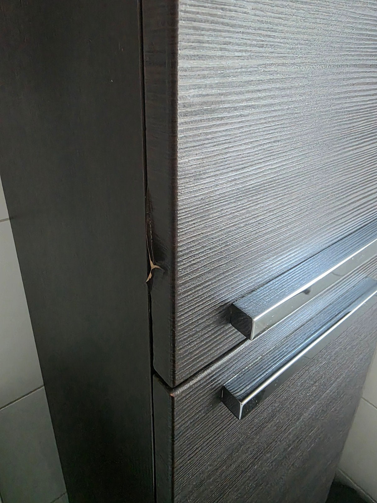 Badkamermeubel set: Wastafelmeubel met hoge kast, Huis en Inrichting, Ophalen