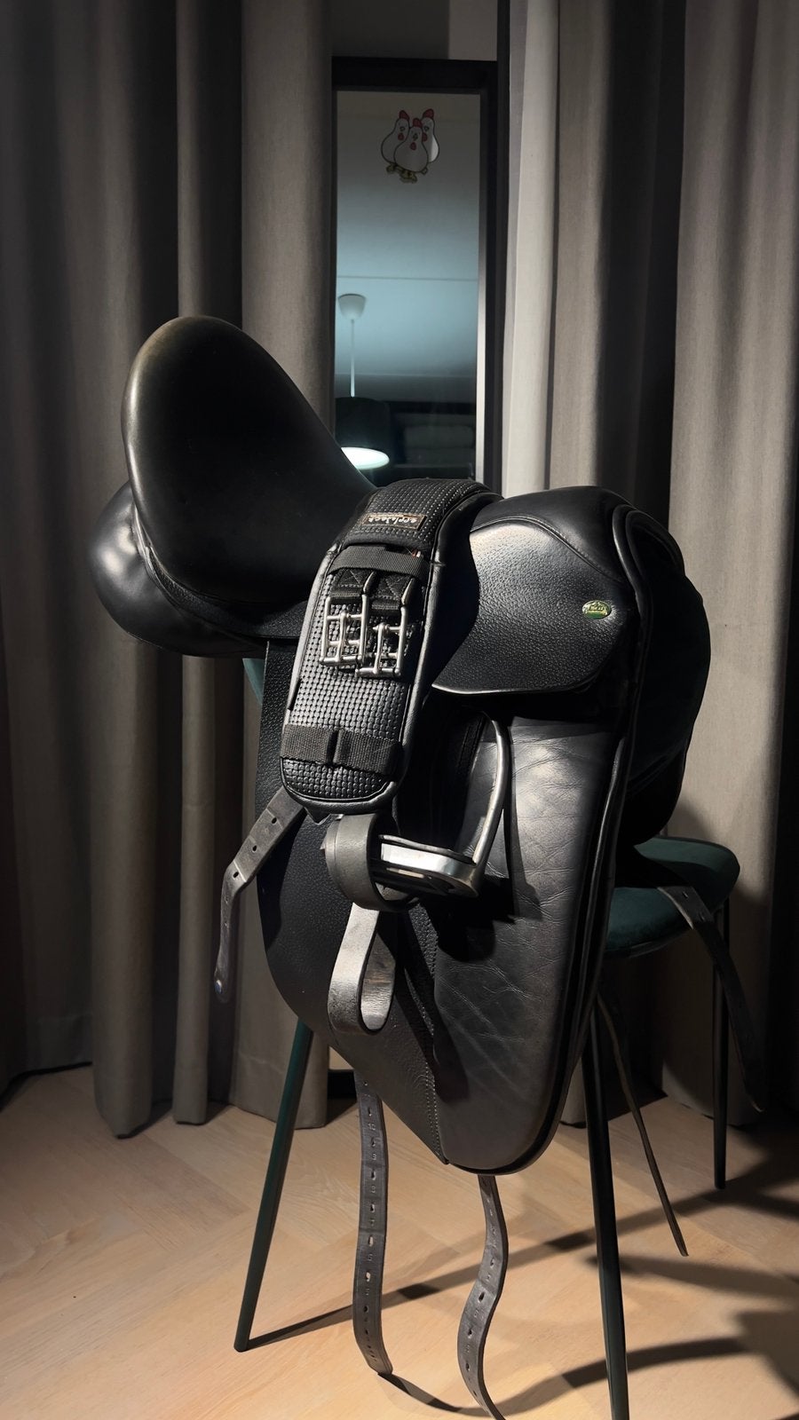 Dressuurzadel 17” IDEAL Equestrian | incl. complete set, Dieren en Toebehoren, Ophalen of Verzenden, Zo goed als nieuw, Dressuur