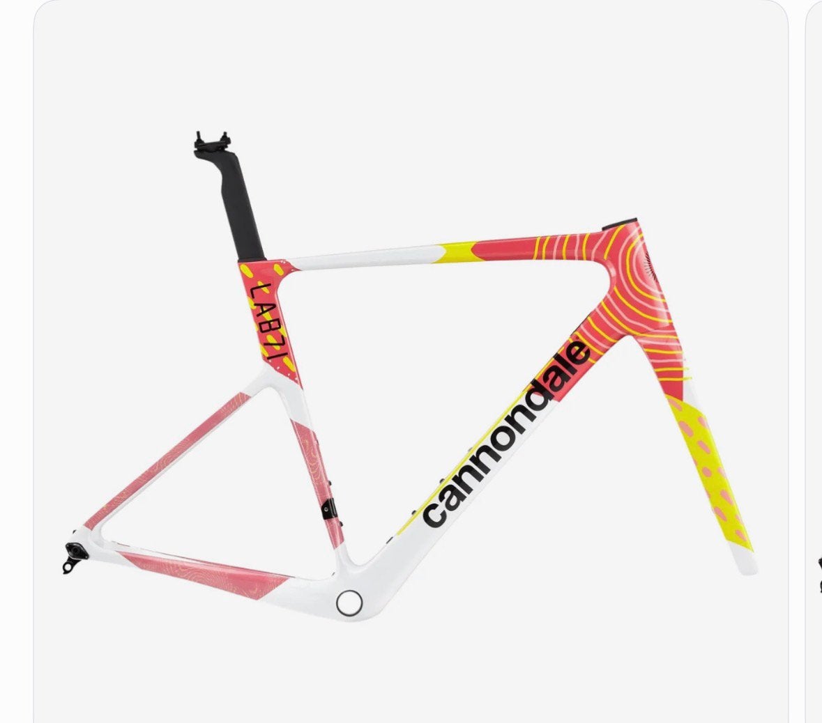 Cannondale Supersix Evo LAB71 - Frameset, Carbon, Zo goed als nieuw, 57 tot 61 cm, Meer dan 20 versnellingen