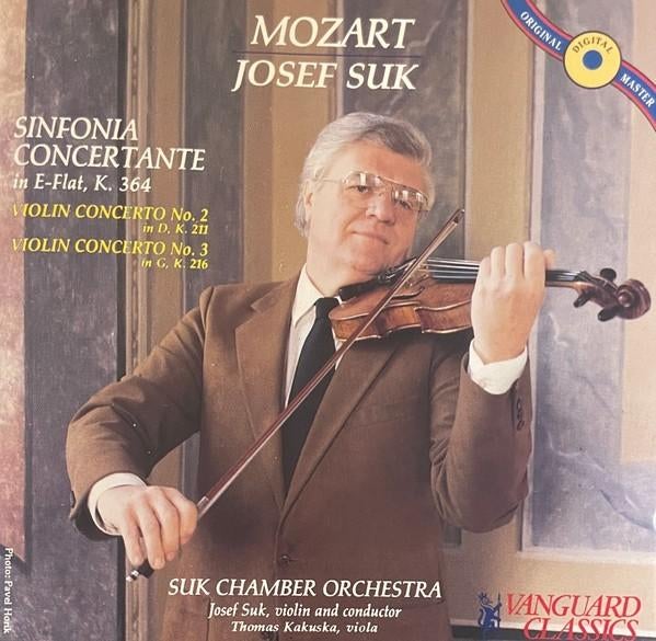 Mozart, Josef Suk, Suk Chamber Orchestra, CD, Cd's en Dvd's, Ophalen of Verzenden, Classicisme, Gebruikt, Orkest of Ballet
