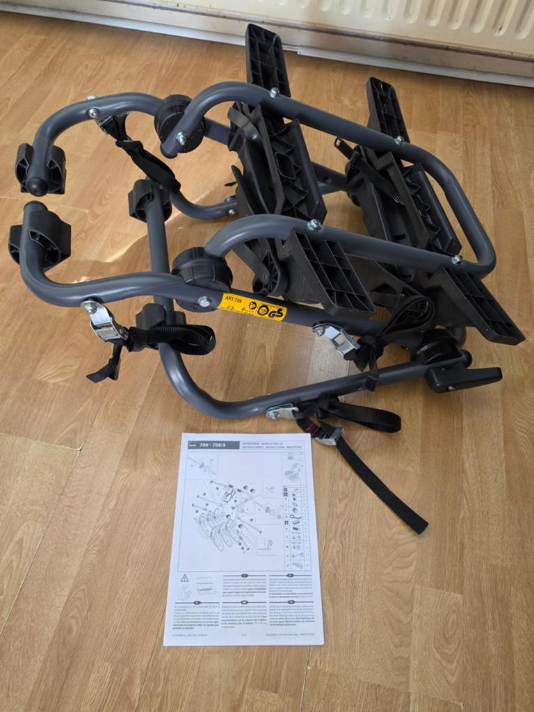 Peruzzo Pure Instinct Fietsen drager, Auto diversen, Fietsendragers, Gebruikt, Achterklepdrager, 2 fietsen, Ophalen of Verzenden