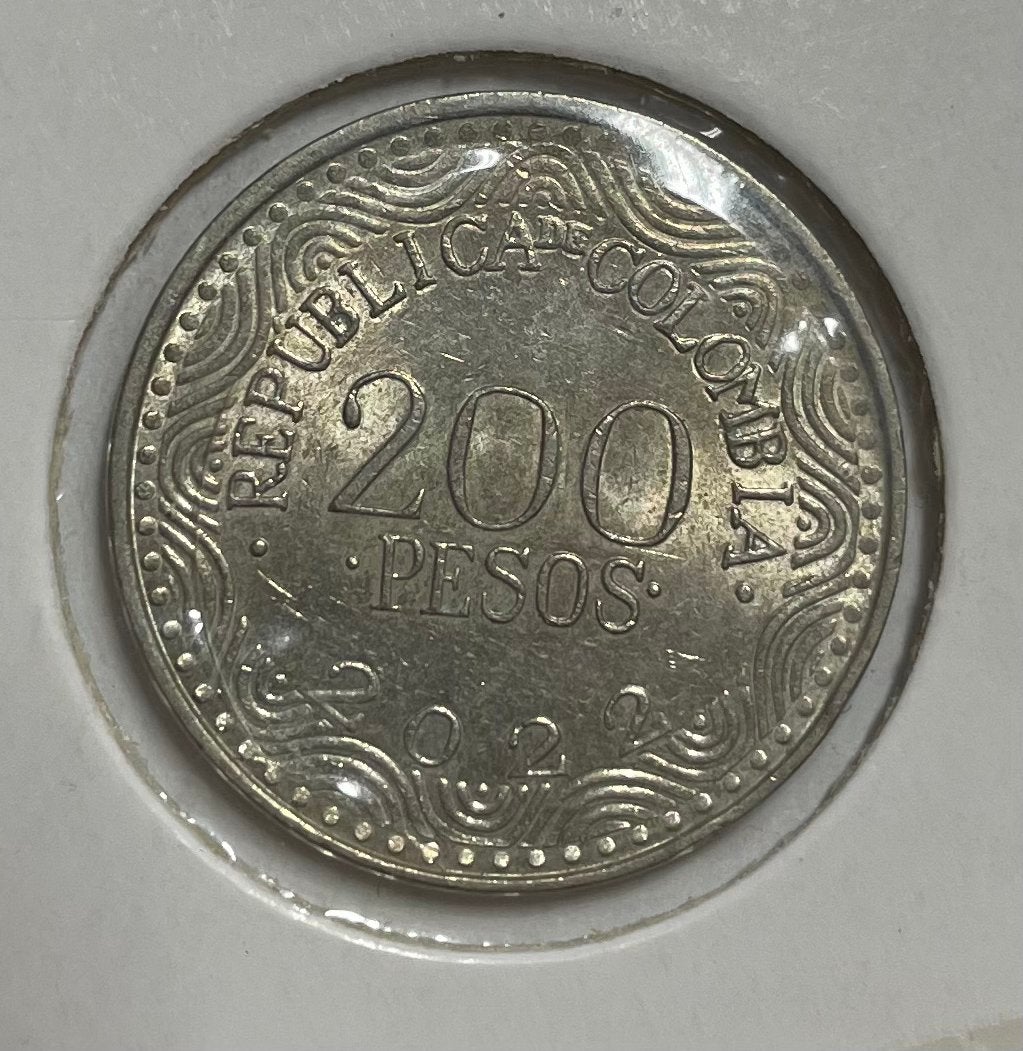 200 pesos Colombia 2022, Ophalen of Verzenden