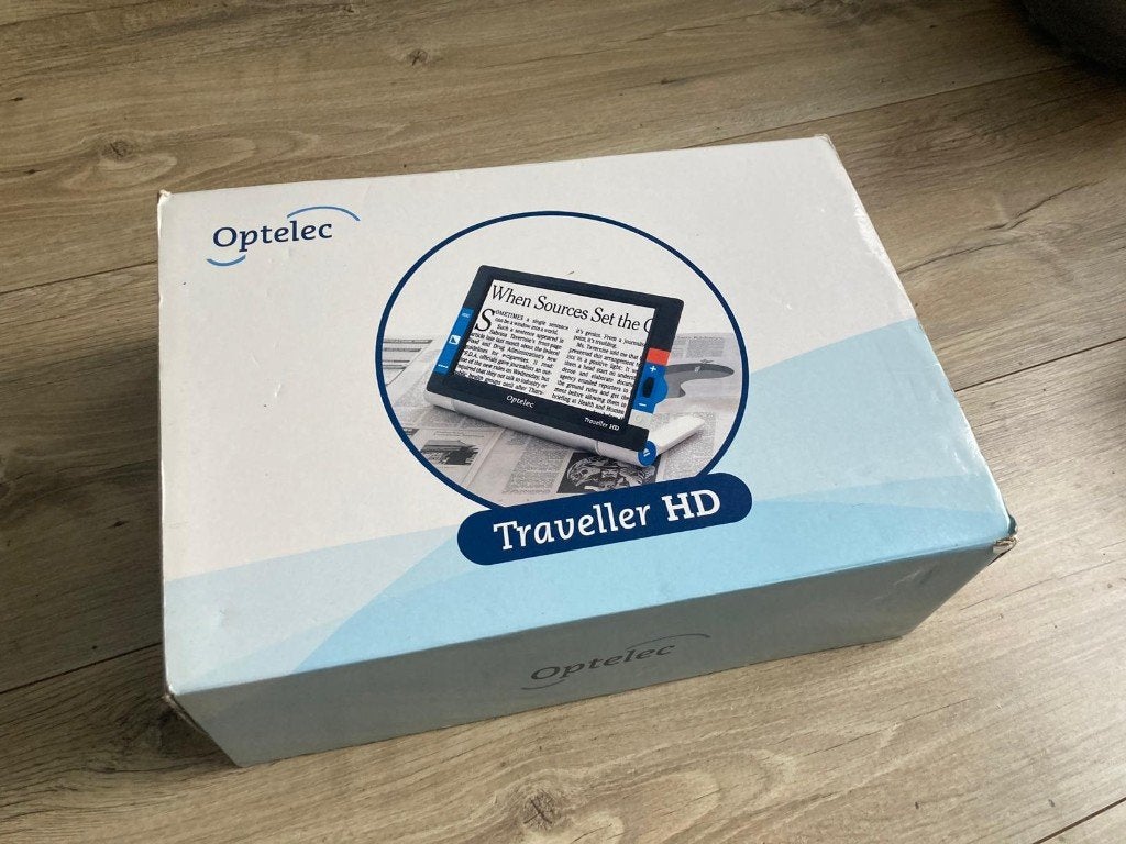 Optelec Traveller HD - draagbare beeldschermloep - NIEUW !!, Ophalen of Verzenden, Nieuw, Vergrootglas of Loep