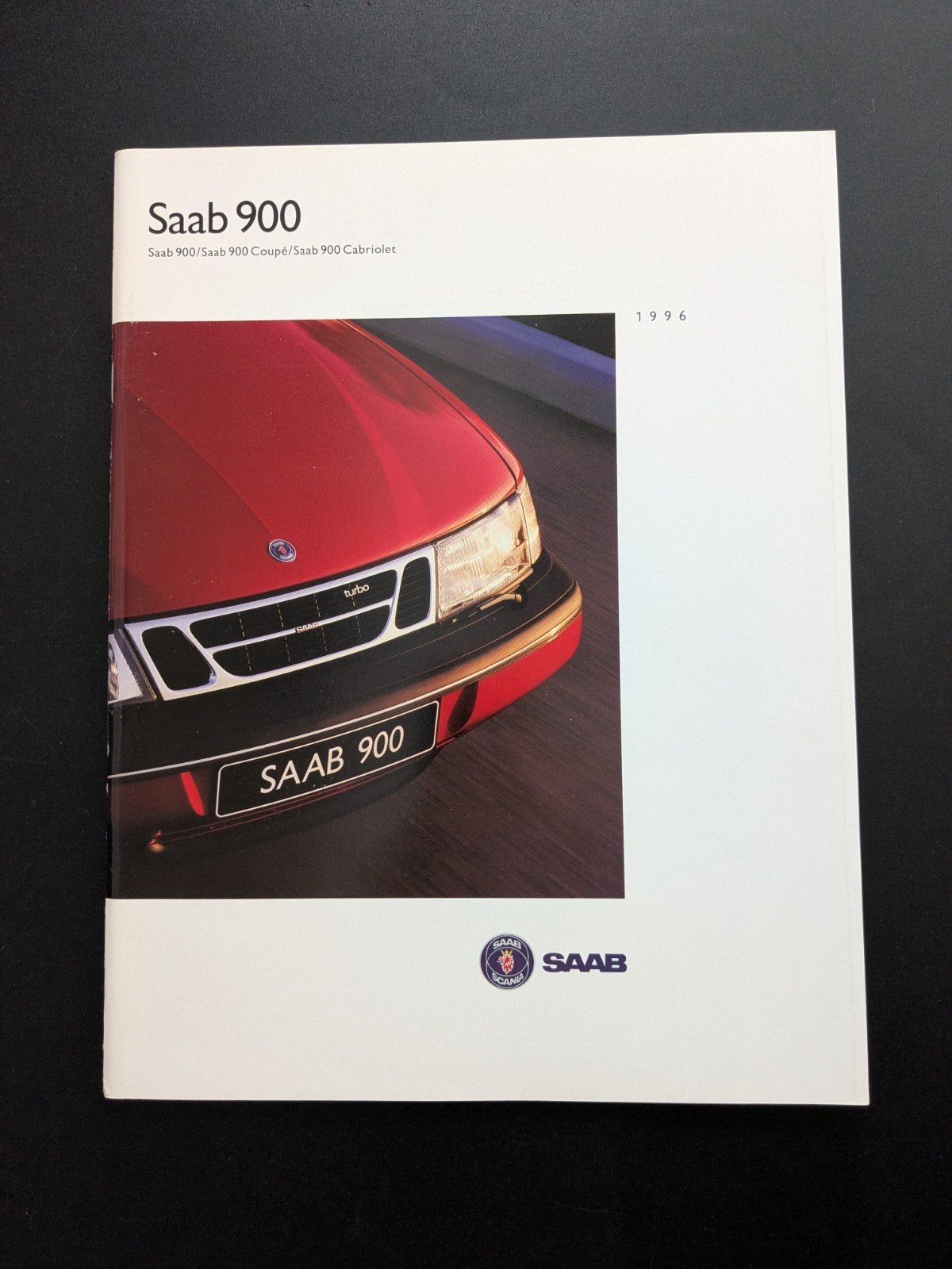 Brochure SAAB 900 modellen 1996, Boeken, Ophalen of Verzenden, Zo goed als nieuw, Overige merken