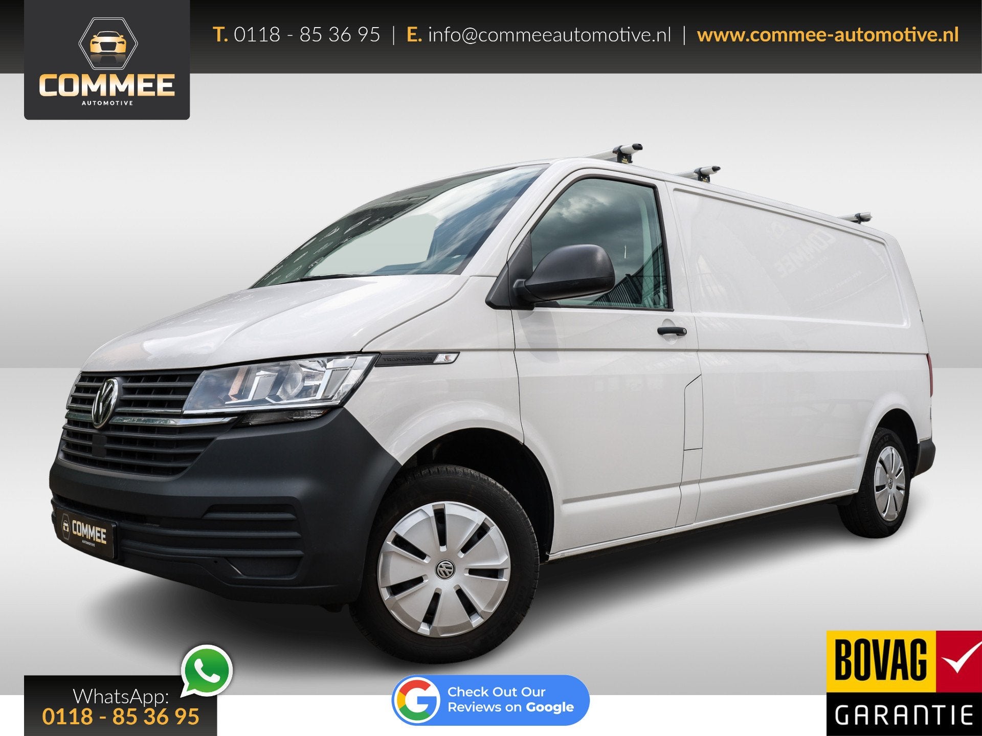 Volkswagen Transporter 2.0 TDI L2H1 30 Cr.Contr. I AC I Trek, Auto's, Voorwielaandrijving, Stof, Gebruikt, Zwart