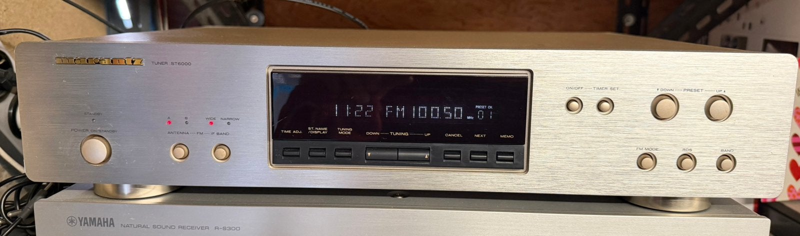 Marantz ST6000 tuner radio champagne, Ophalen of Verzenden, Zo goed als nieuw