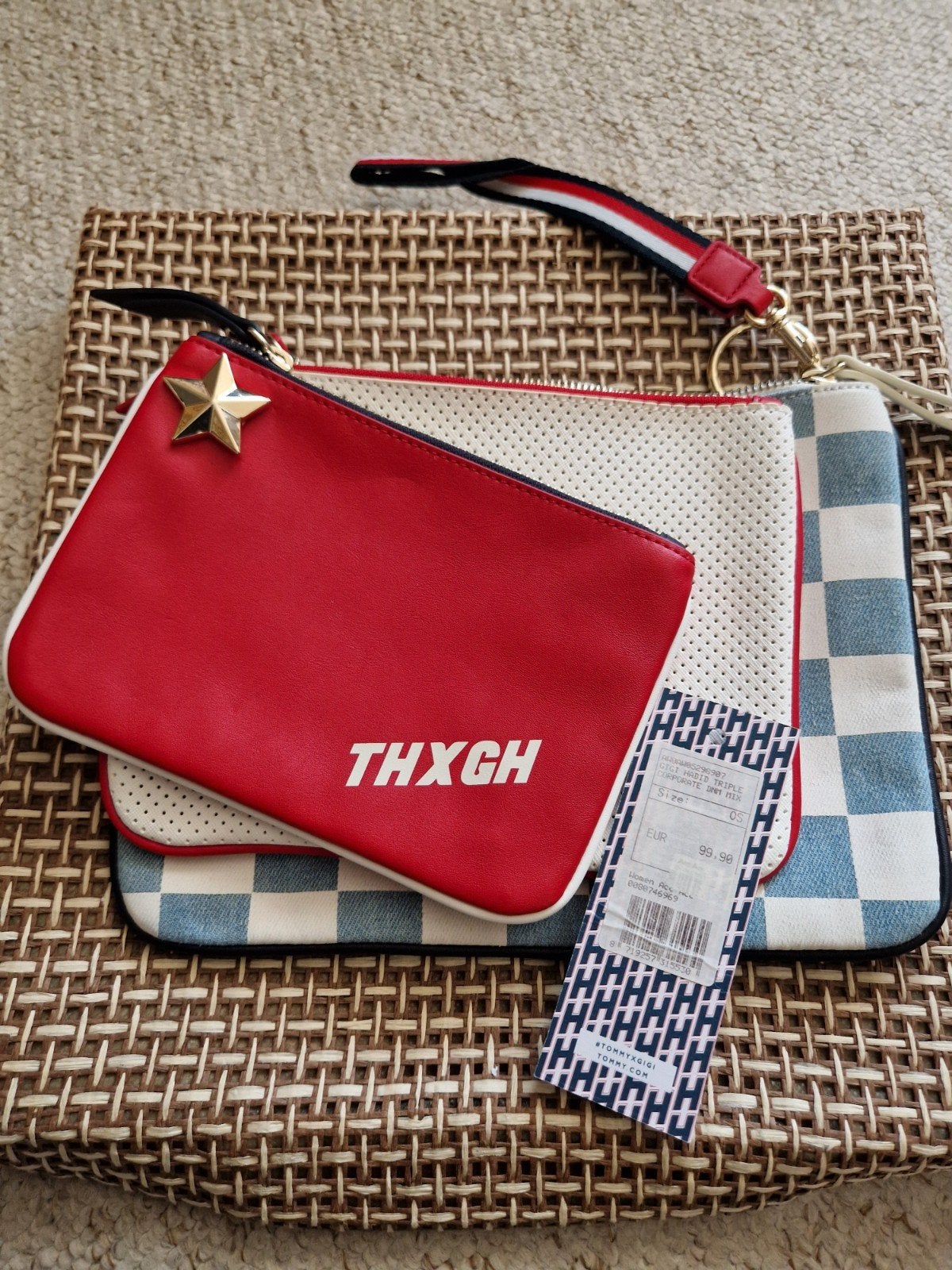 Tommy Hilfiger Gigi Hadid Triple Clutch Set, Ophalen of Verzenden, Nieuw, Overige kleuren, Avondtasje
