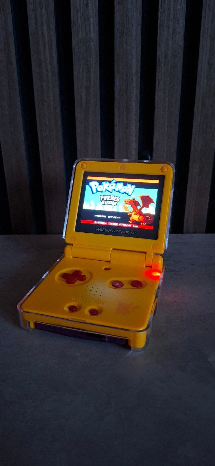 Game Boy Advance SP Pikachu IPS USB-C Nieuwe Accu, Ophalen of Verzenden, Refurbished