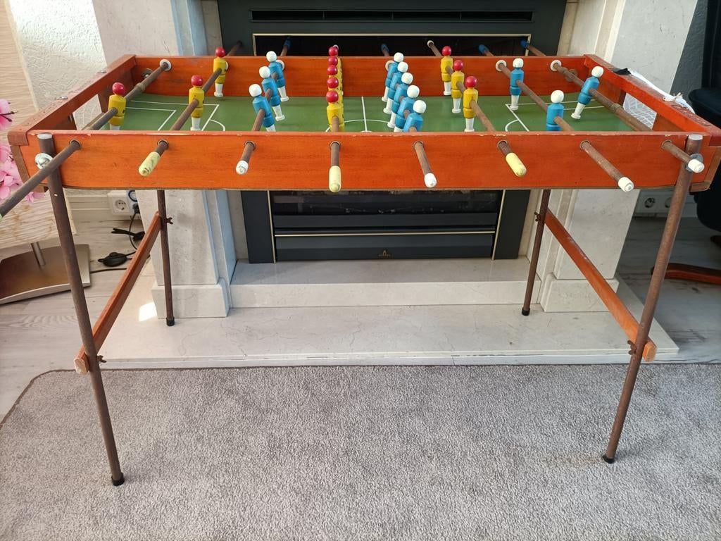 Vintage Tafelvoetbaltafel, Ophalen, Gebruikt