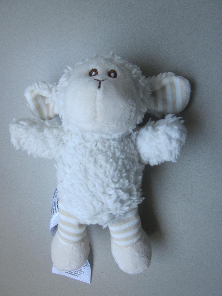 Ergee KIK Textillen zacht ruwharig pluche schaap/lam knuffel, Kinderen en Baby's, Speelgoed | Knuffels en Pluche, Overige merken