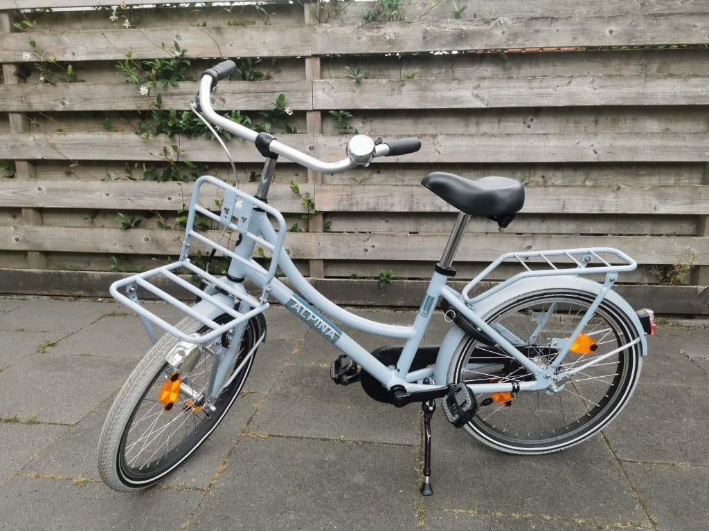 kinderfiets-Alpina Cargo M20 Dream Blue, Ophalen, Terugtraprem, 16 tot 20 inch, Alpina