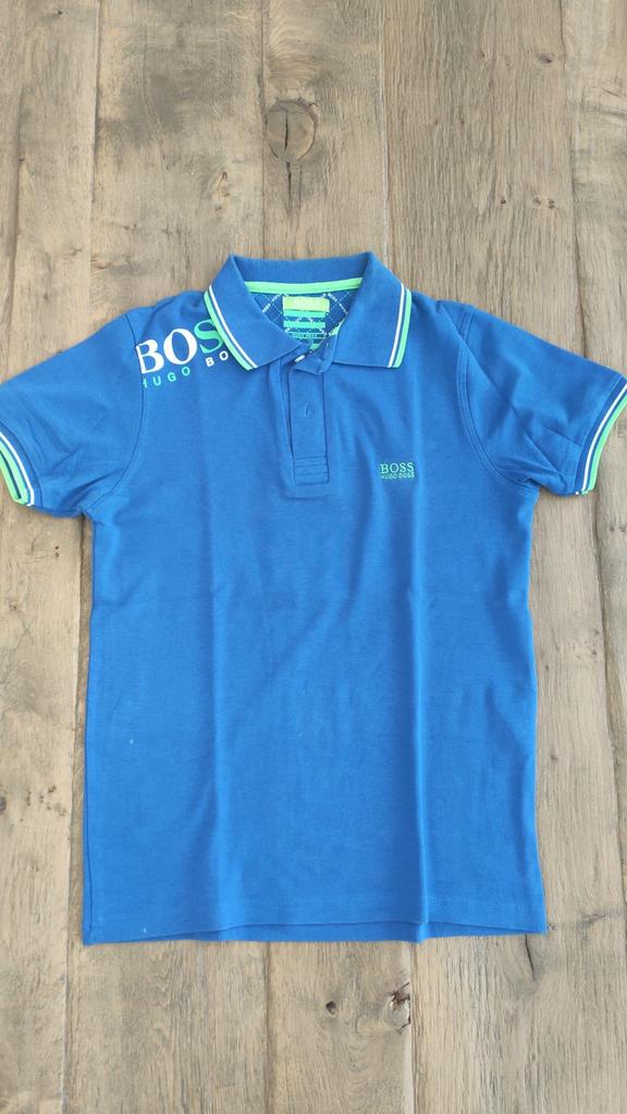 Hugo Boss Polo Shirt Blauw maat s, Ophalen of Verzenden, Zo goed als nieuw, Blauw