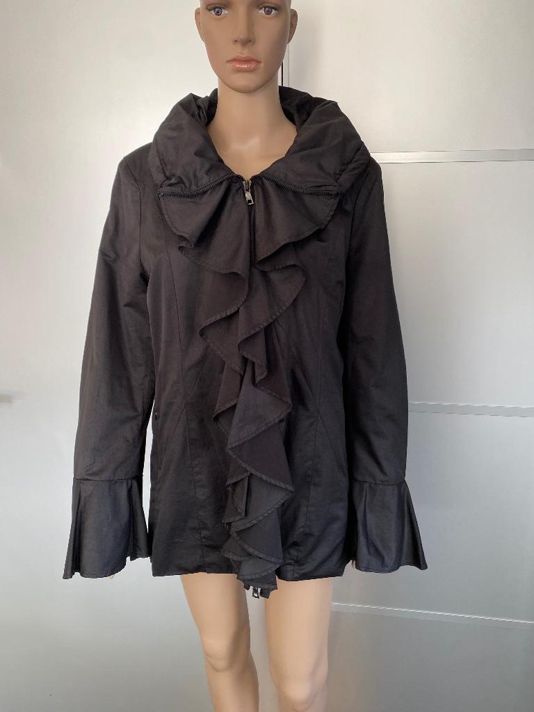 J605 Creenstone maat 40/42=M/L tussenjas jas parka zwart, Maat 38/40 (M), Zwart, Creenstone, Ophalen of Verzenden