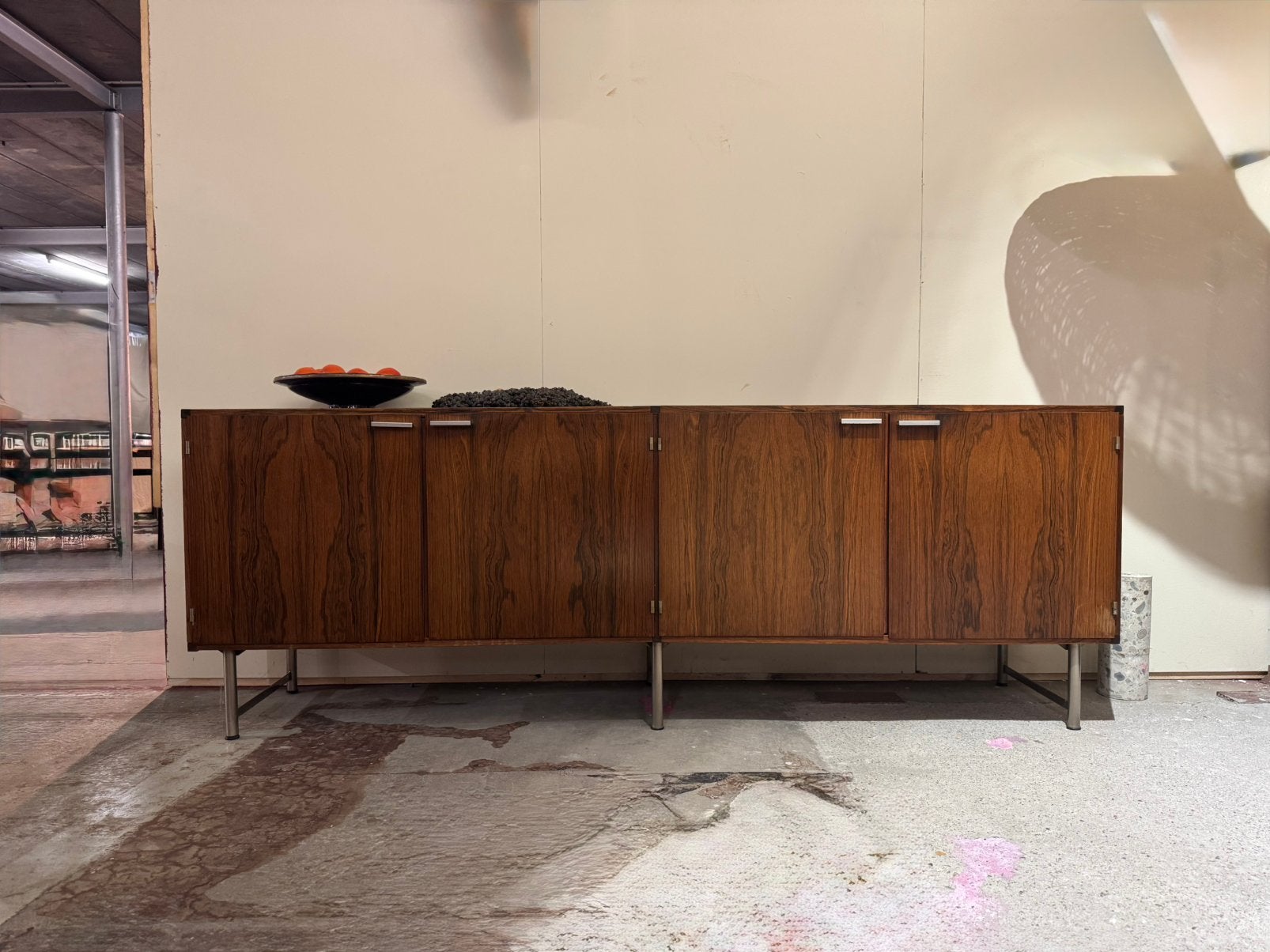 Zeer fraai vintage design Cees Braakman dresdoir lowboard, Gebruikt, 150 tot 200 cm, Teakhout, Ophalen of Verzenden