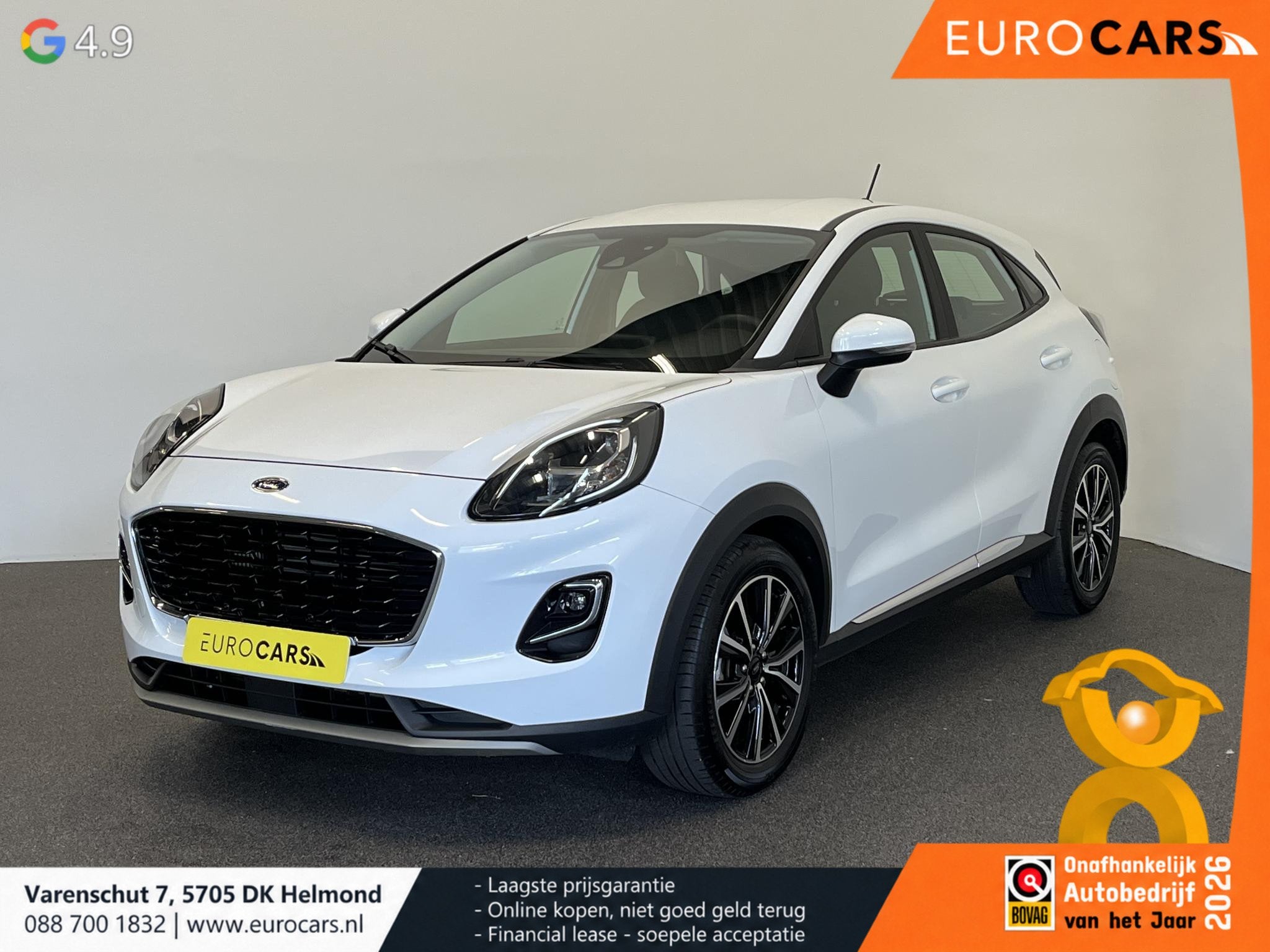 Ford Puma 1.0 EcoBoost Titanium Climate control Cruise contr, Voorwielaandrijving, Euro 6, Bedrijf, Handgeschakeld