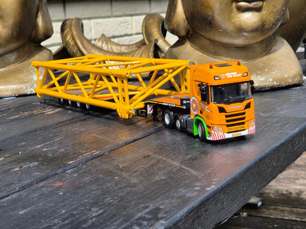 Holtrop van der Vlist Scania Next gen 6x2 semi wsi, Hobby en Vrije tijd, Modelauto's | 1:50, Ophalen of Verzenden, Nieuw, Bus of Vrachtwagen