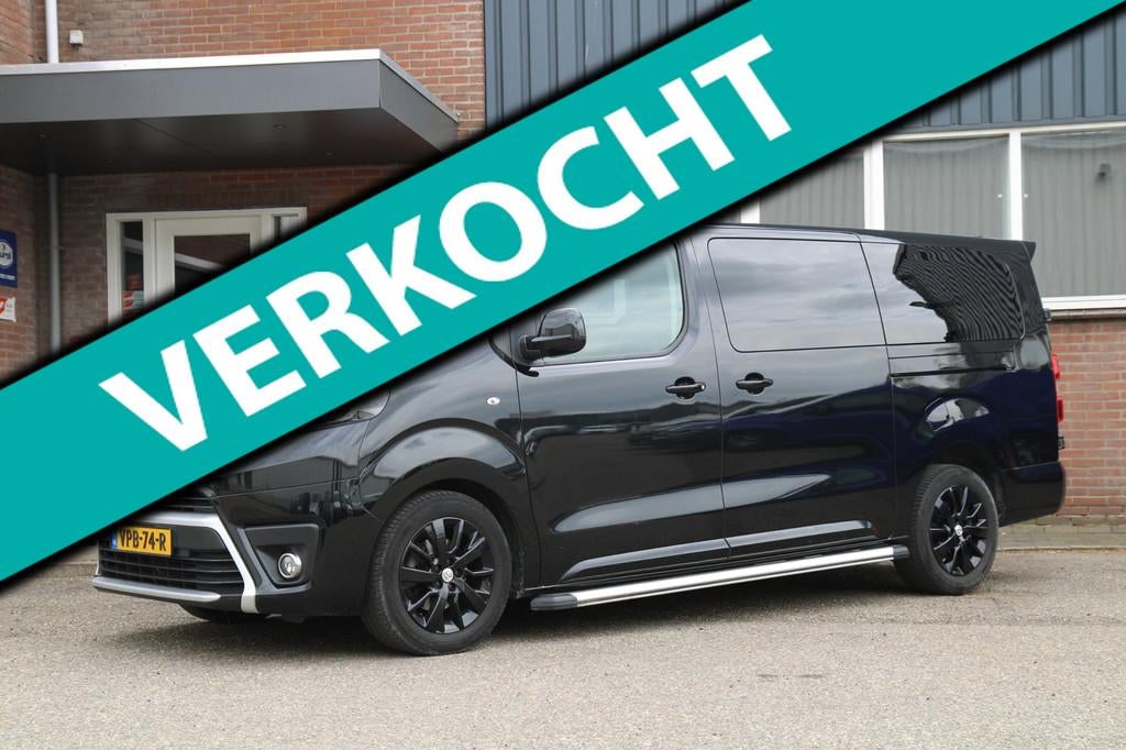 Toyota PROACE Worker 2.0 D-4D Black Line DC / 5 prs / Automa, Gebruikt, 4 cilinders, 2500 kg, Zwart