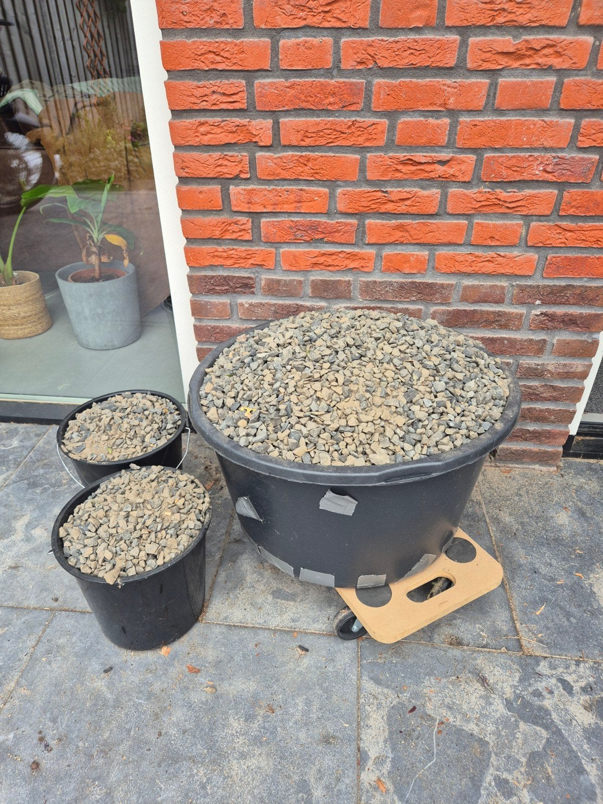 Grijs grind, Tuin en Terras, Ophalen, Gebruikt, Grijs, Grind