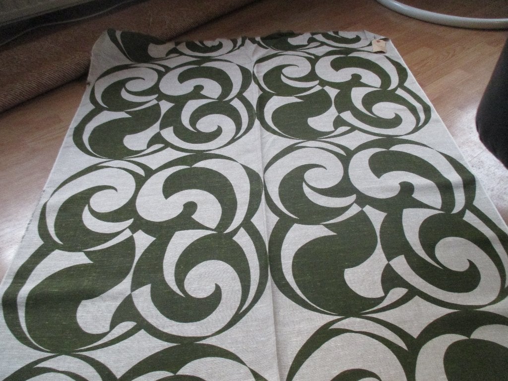 Seventies stof op rol jaren 70 design ploegstof retro 1970s, Hobby en Vrije tijd, Stoffen en Lappen, Nieuw, Ophalen of Verzenden