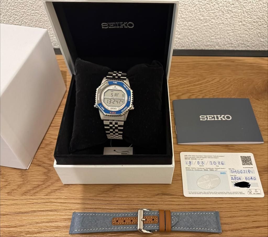 Seiko Rotocall SMGG21P1 digitaal horloge, Sieraden, Tassen en Uiterlijk, Horloges | Heren, Staal, Polshorloge, Ophalen of Verzenden