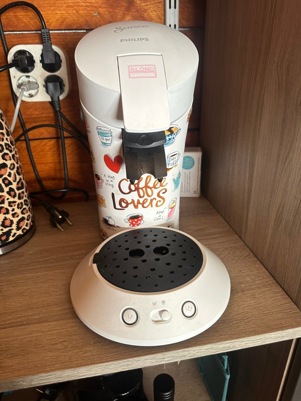 Senseo blond amsterdam, Witgoed en Apparatuur, Ophalen, Zo goed als nieuw, Koffiemachine, Koffiepads en cups