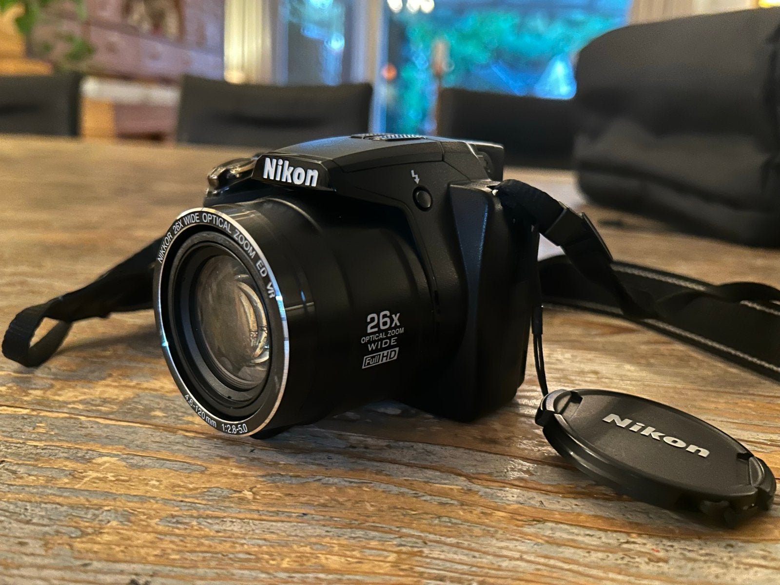 Nikon Coolpix P100 - 26x optische zoom, Full HD video, Ophalen, Gebruikt, Beeldstabilisatie, Nikon