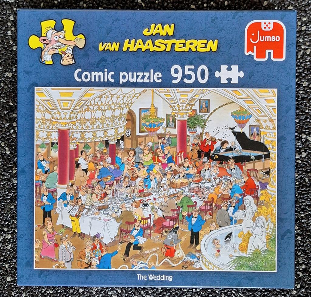 Jan van Haasteren puzzels in goede staat.1000 en 950 stukjes, Hobby en Vrije tijd, Denksport en Puzzels, Ophalen of Verzenden