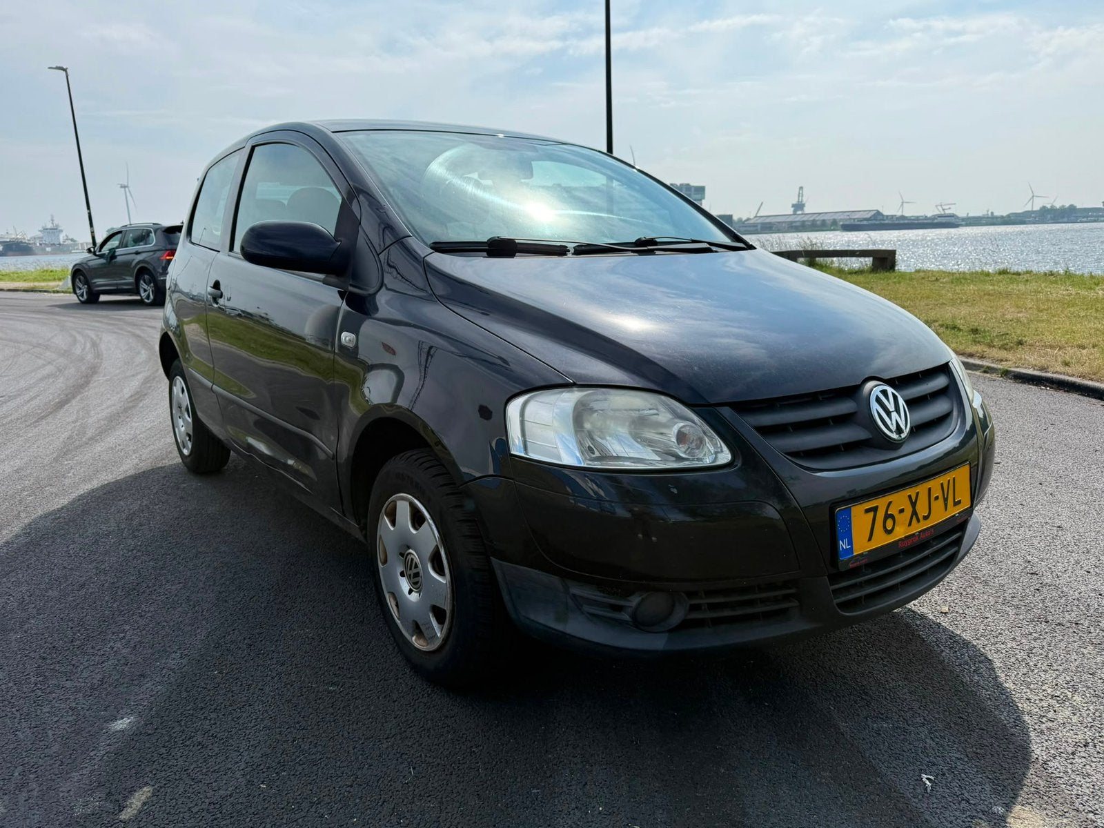 Volkswagen Fox 1.2 40KW 2007 Zwart, Auto's, Volkswagen, Voorwielaandrijving, 4 stoelen, 1198 cc, Origineel Nederlands