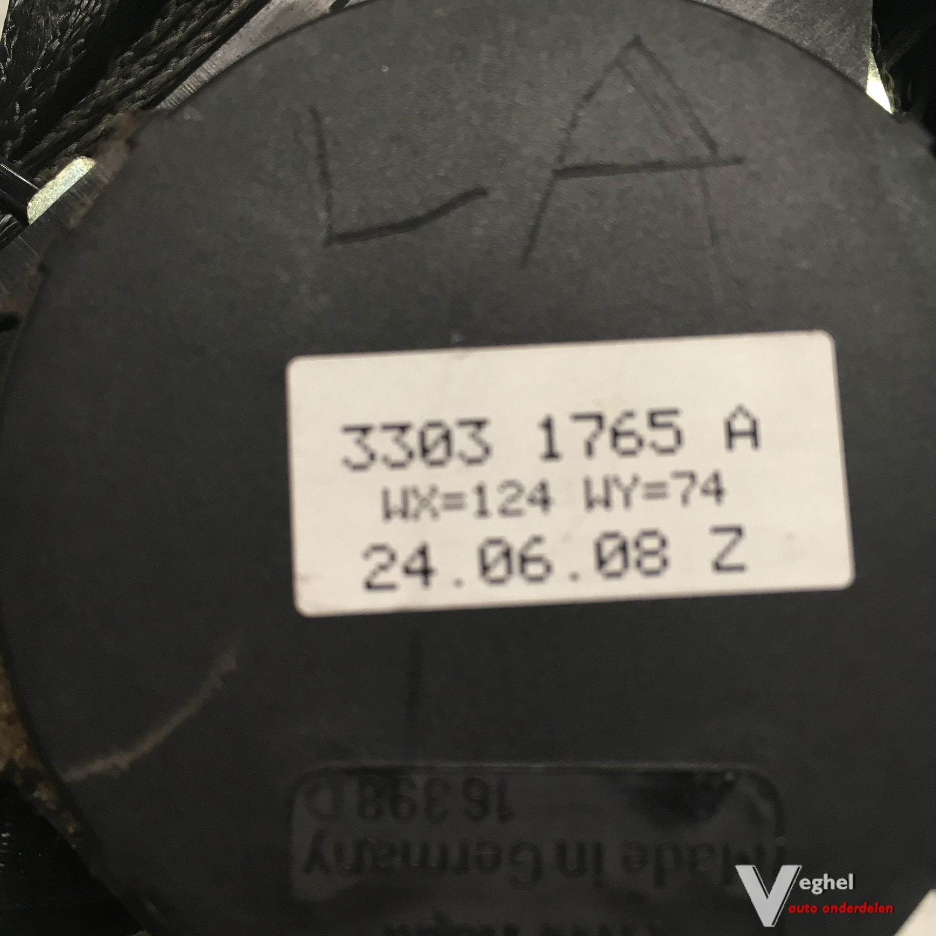 Fiat Panda 5drs 1.2 B 2008 2500221  Gordel Linksvoor of Link, Auto-onderdelen, Gebruikt, -, -, Ophalen of Verzenden