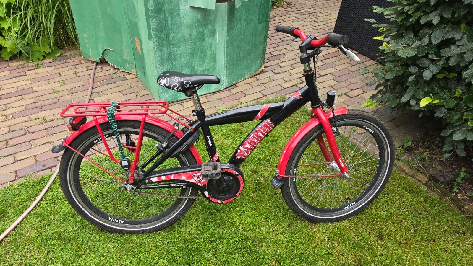 Jongensfiets 22 inch - Gebruikt maar goed voor een ronde, Ophalen, Gebruikt, Terugtraprem, Overige merken