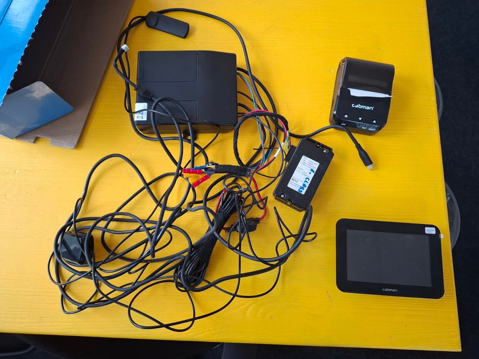 BCT Cabman 1 jaartje oud. Inclusief printer, 2 jaar licentie, Auto diversen, Ophalen of Verzenden, Zo goed als nieuw