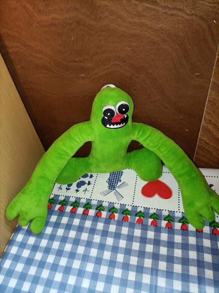 Rainbow friends licht groene knuffel 18 cm groot, Ophalen of Verzenden, Zo goed als nieuw, Overige typen