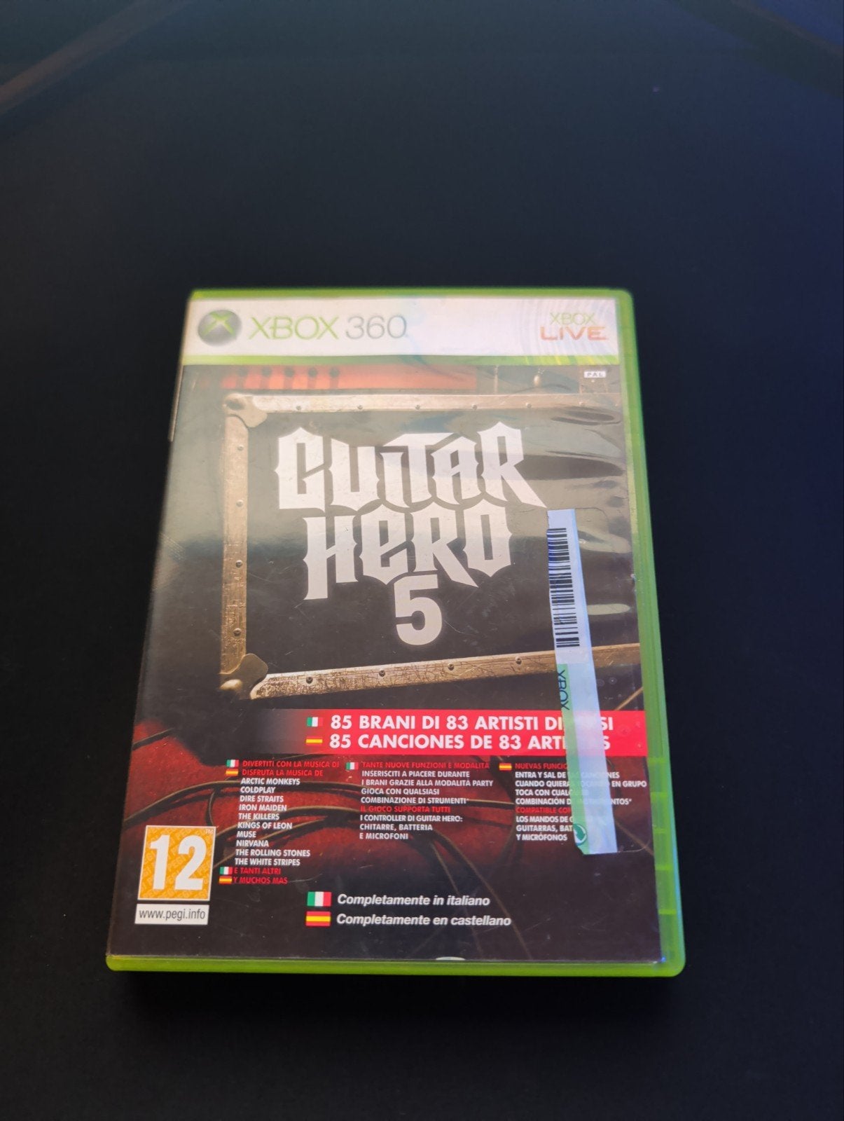 Guitar Hero 5 - Xbox 360, Spelcomputers en Games, Muziek, Ophalen of Verzenden, Zo goed als nieuw, Eén computer