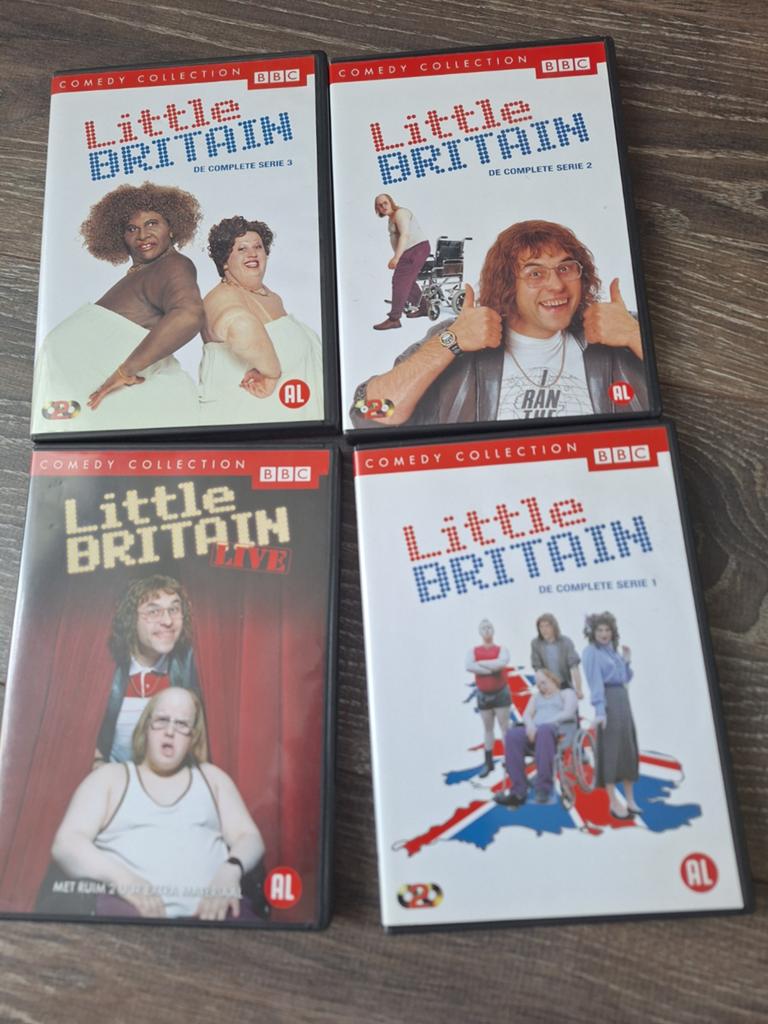 Little britain seizoen 1 tm 3 plus live, Alle leeftijden, Ophalen of Verzenden, Zo goed als nieuw, Tv-programma of Sketches