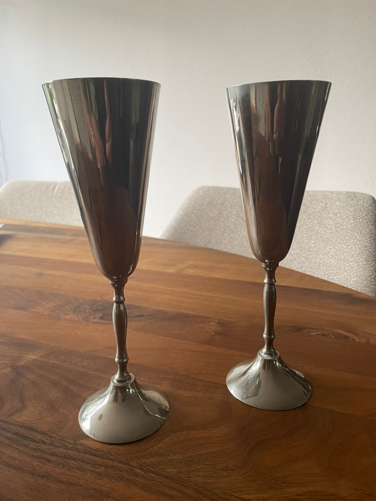 Verzilverde wijn globets, Ophalen of Verzenden