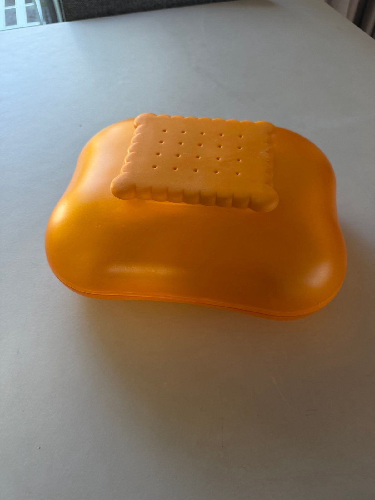 Alessi koektrommel, Kunststof, Ophalen of Verzenden, Zo goed als nieuw, Broodtrommel