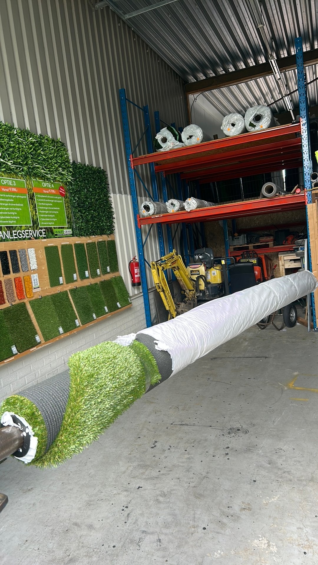 Kunstgras 3m 4,30x4, Ophalen, Nieuw, 10 tot 20 m², Kunstgras