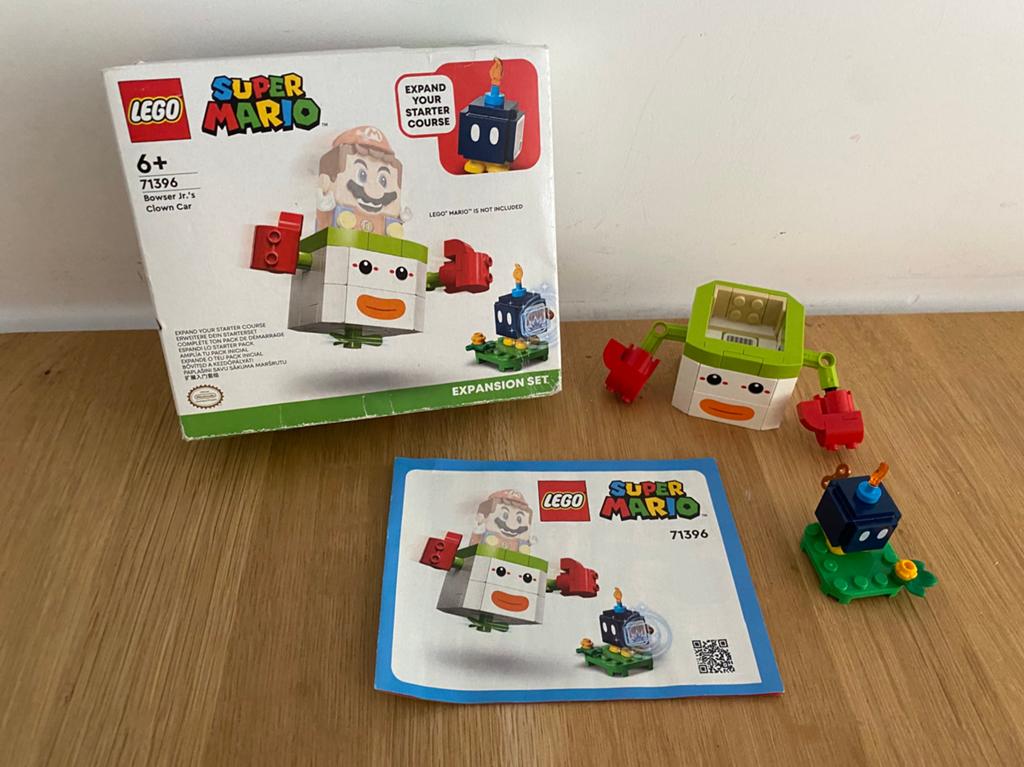 Lego super mario: Bowser Jr.’s Clown Car Expansion Set 71396, Overige thema's, Lego, Ophalen of Verzenden, Zo goed als nieuw