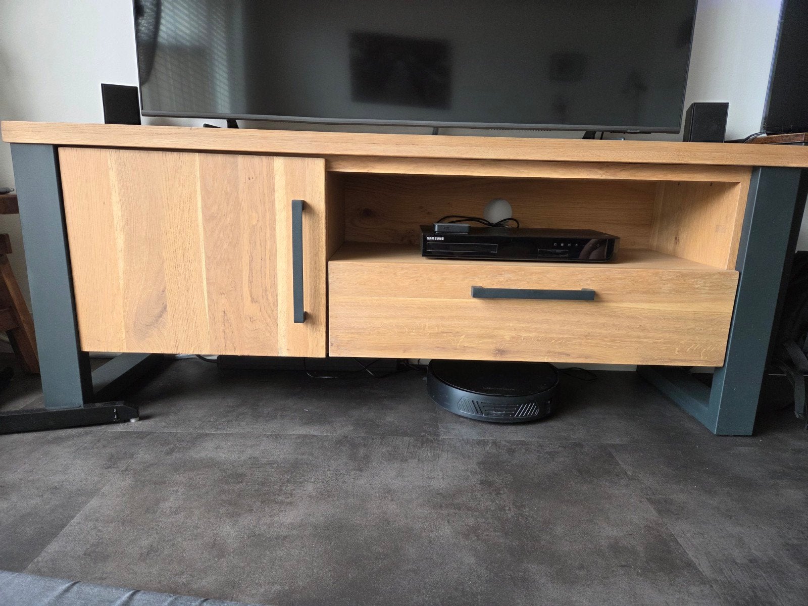 TV-meubel Verato (150 cm) van Pronto Wonen, Ophalen, 100 tot 150 cm, Eikenhout, Zo goed als nieuw