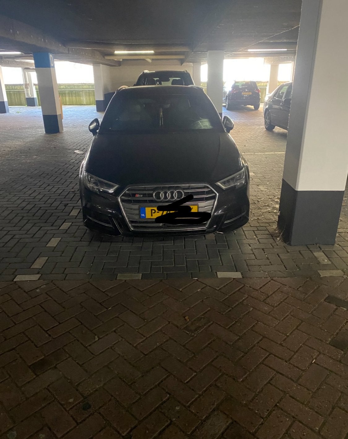 Audi S3 Sportback 311 PK Automaat   – schadeauto., S3, Zwart, Overige carrosserieën, Zwart