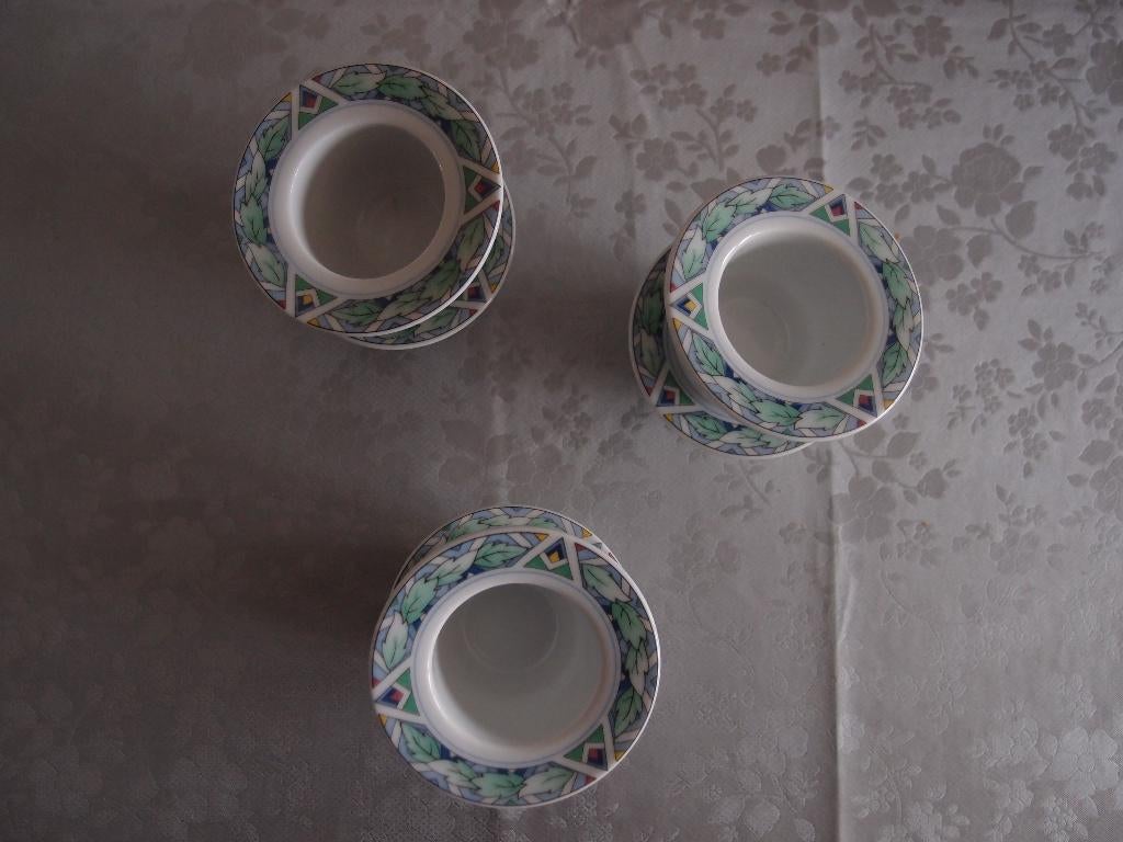 Arzberg porseleinen servies eierdop eier dop eierdopjes, Overige typen, Ophalen of Verzenden, Zo goed als nieuw, Overige stijlen