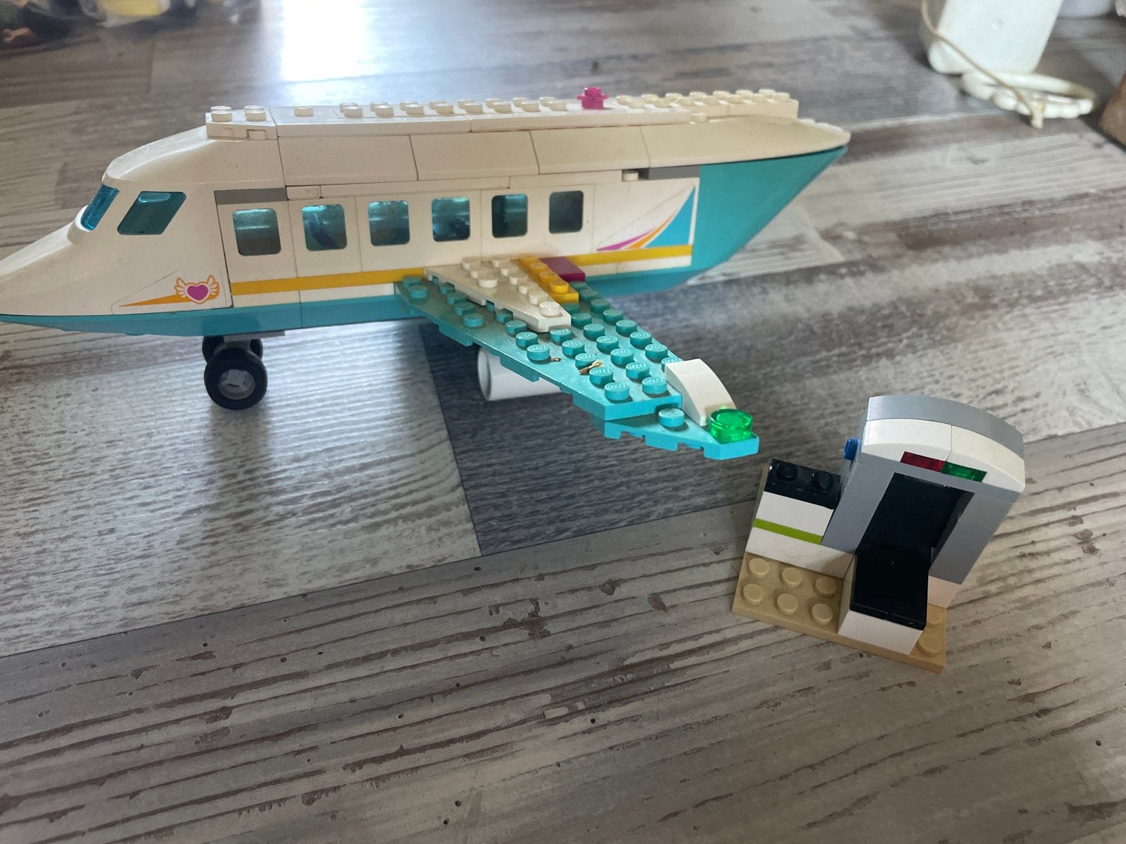 Lego Friends Vliegtuig met poppetjes en hondje, Ophalen, Gebruikt