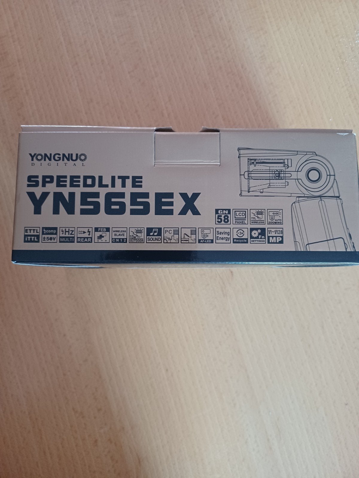 Yongnuo Speedlite YN565EX TTL flitser voor Canon, Canon, Yongnuo, Externe flitser, Ophalen of Verzenden