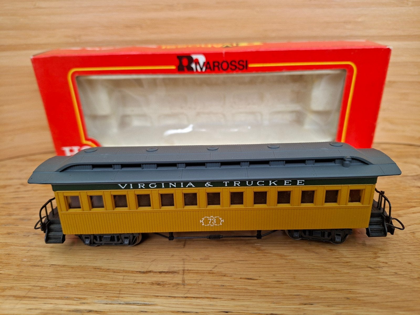 Rivarossi 2994 Virginia & Truckee wagen rijtuig trein rails, Hobby en Vrije tijd, Modeltreinen | H0, Overige merken, Gelijkstroom