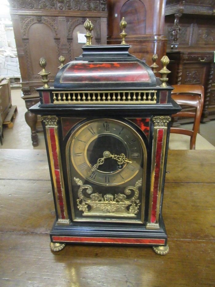 Oer 10902 ANTIEKE boulle tafelklok (1830-1840), Ophalen