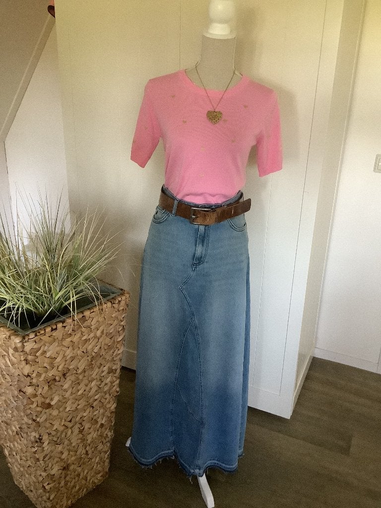 Prachtige Lange spijkerrok, Kleding | Dames, Rokken, Blauw, Nieuw, Ophalen of Verzenden, Dnm pure