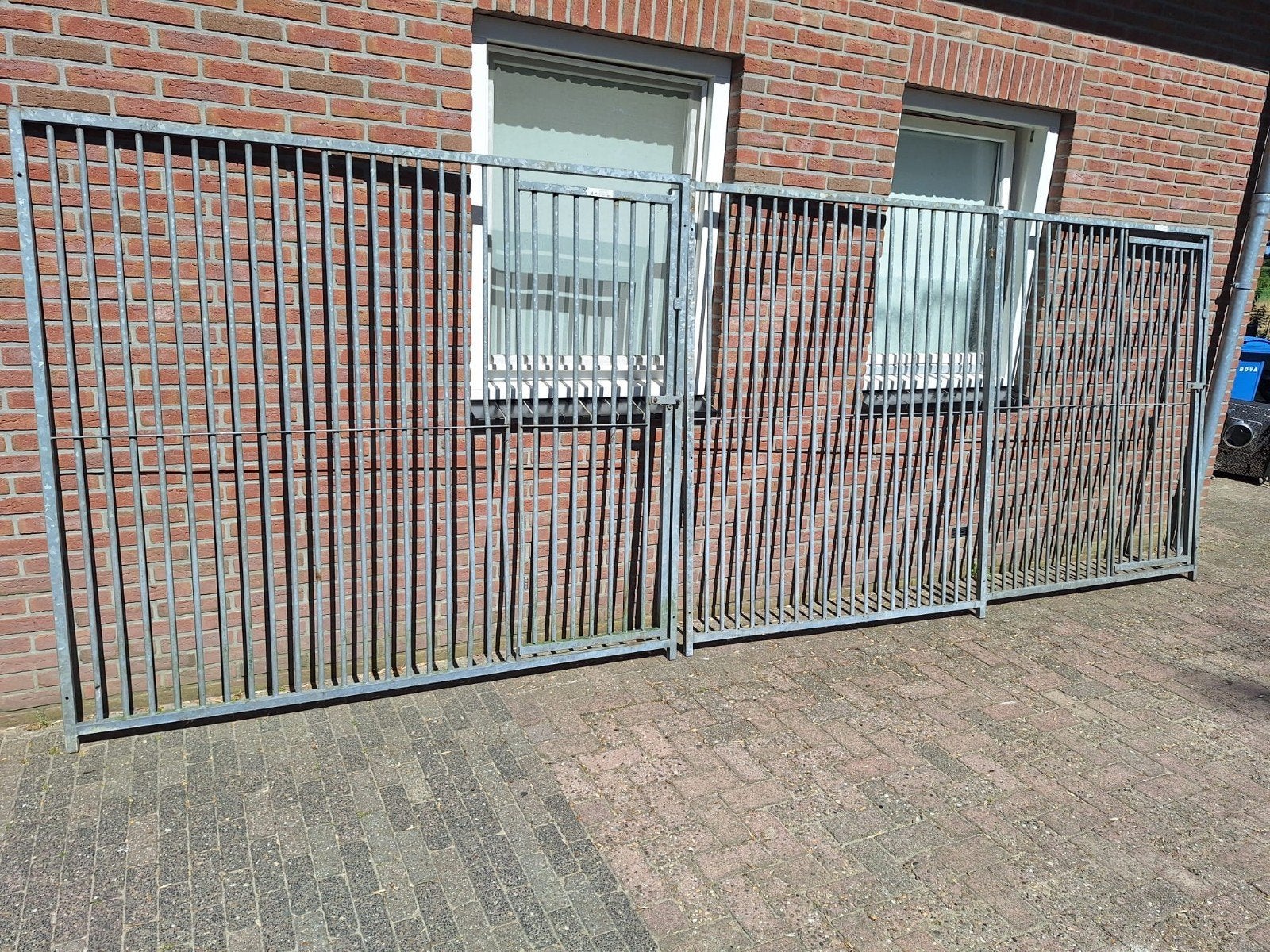 kennel panelen, Ophalen, Met poort, Gebruikt, Spijlenhekwerk