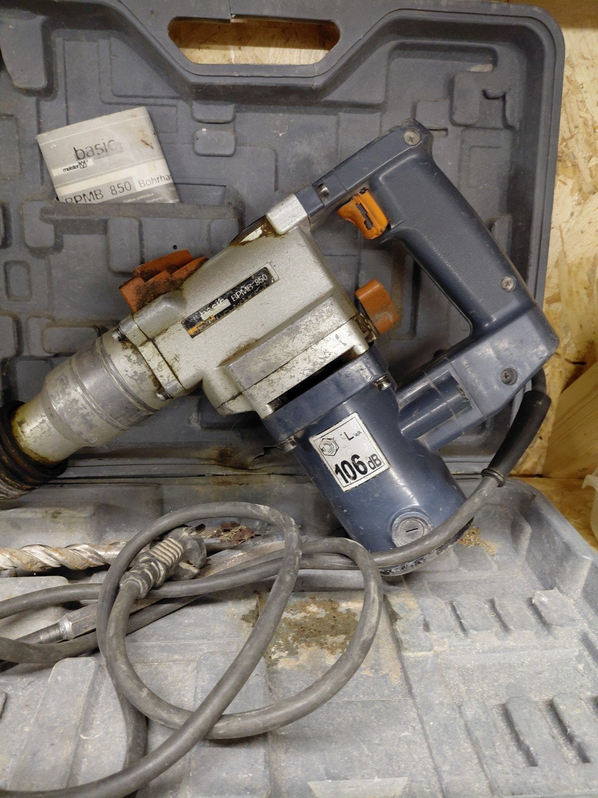 Meister Werkzeuge Boorhamer BPMB 850 - 858W, Doe-het-zelf en Verbouw, Ophalen, Boor- en/of Breekhamer, Klopboormechanisme, Gebruikt