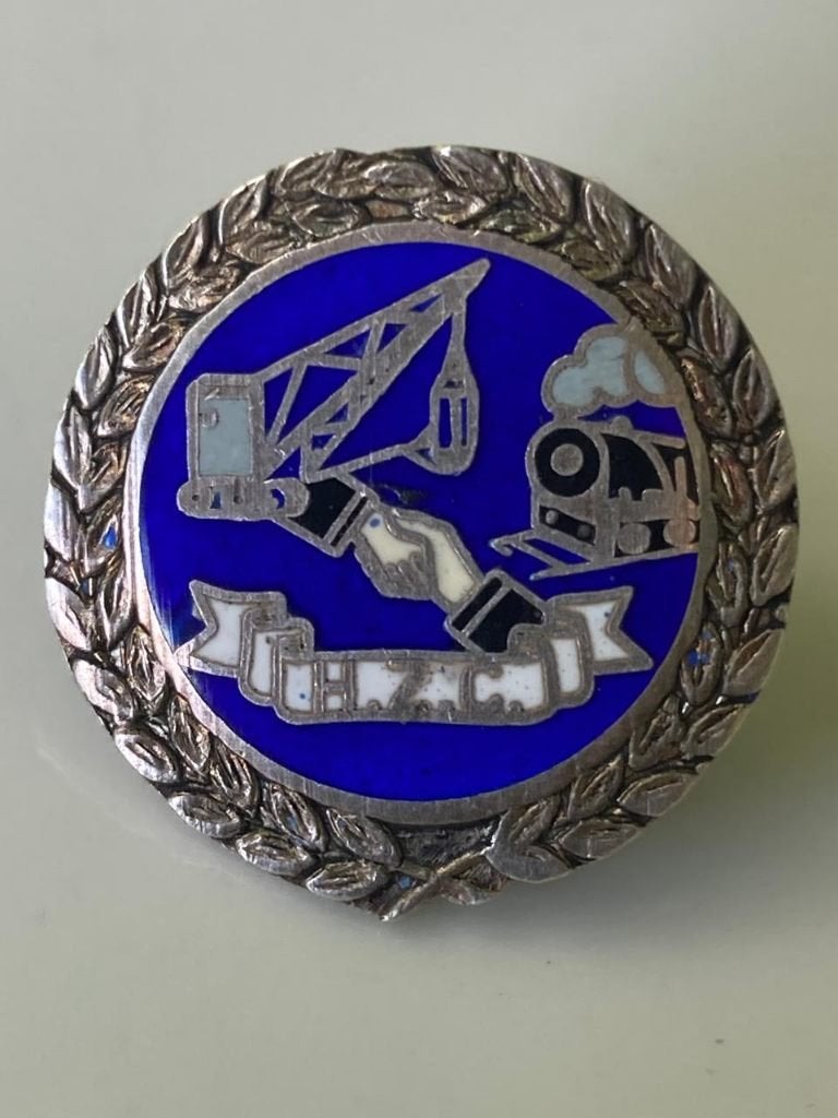 Unieke HZC zilveren Knoopsgatspeld, Verzamelen, Speldjes, Pins en Buttons, Ophalen of Verzenden, Gebruikt, Overige onderwerpen