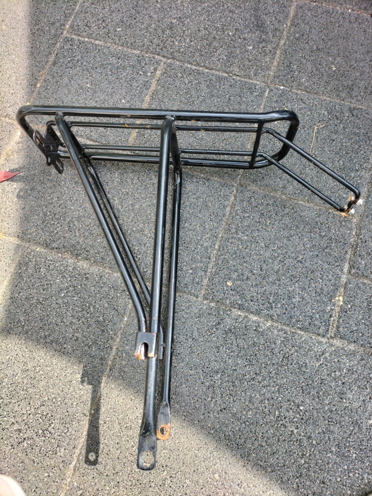 Zwart fietsrekje voor achterop de fiets, Fietsen en Brommers, Ophalen of Verzenden, Gebruikt